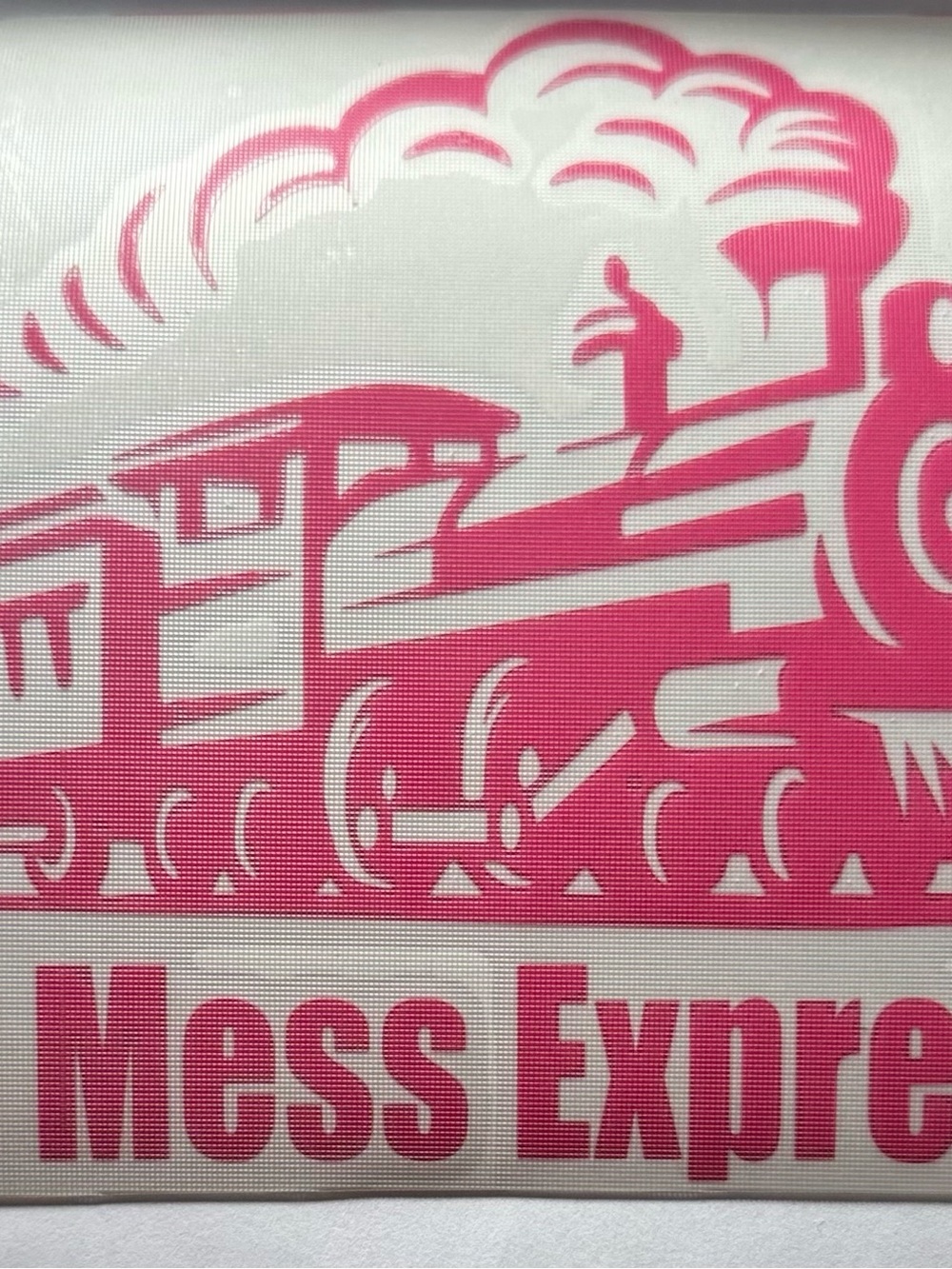 Train vinyl decal